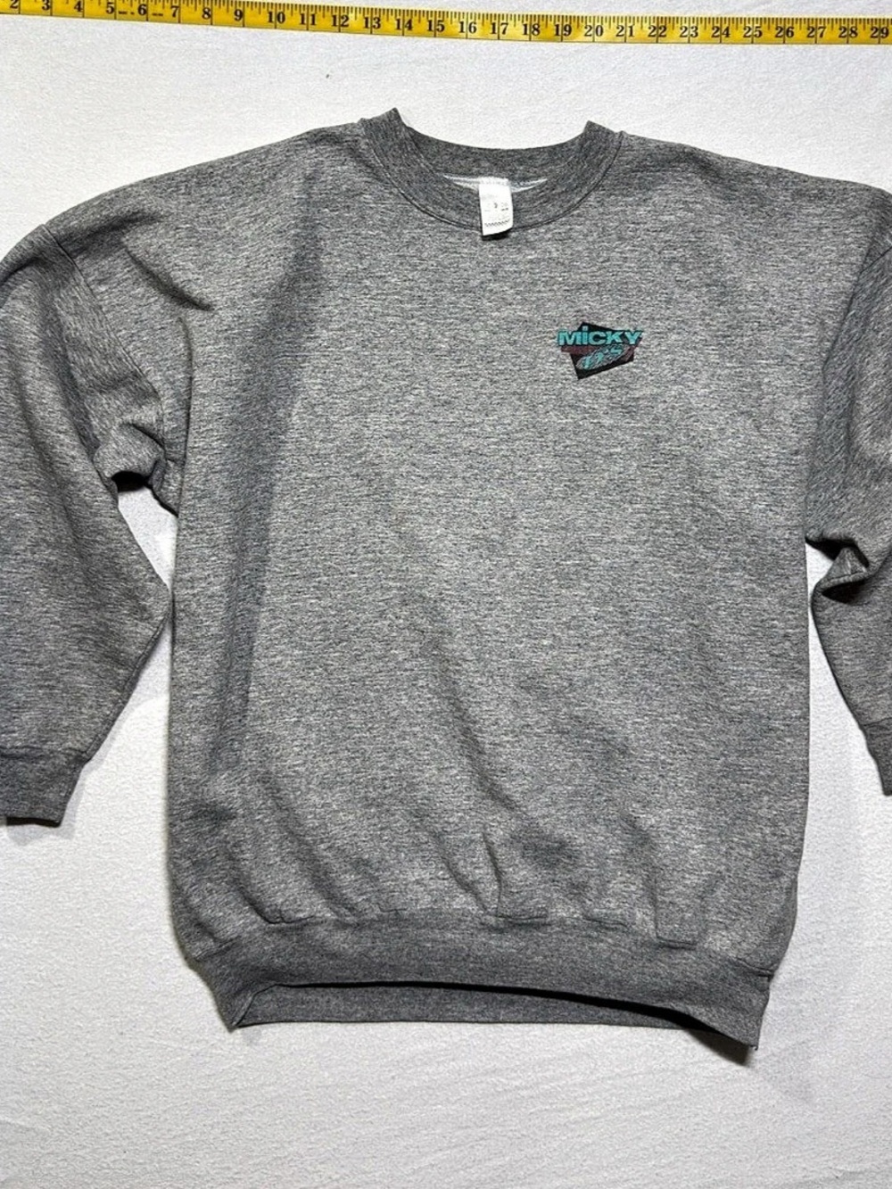 Mickey D's Graphic Sweatshirt in Gray Large Like New